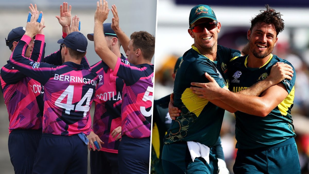 scotland national cricket team vs australian cricket team: स्कॉटलैंड या ऑस्ट्रेलिया टी20 में कौन है सिकंदर? यहां देखें दोनों टीमों के बीच हेड टू हेड आंकड़े।